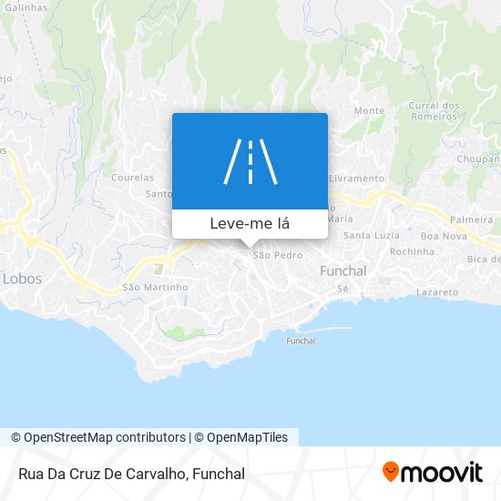 Rua Da Cruz De Carvalho mapa