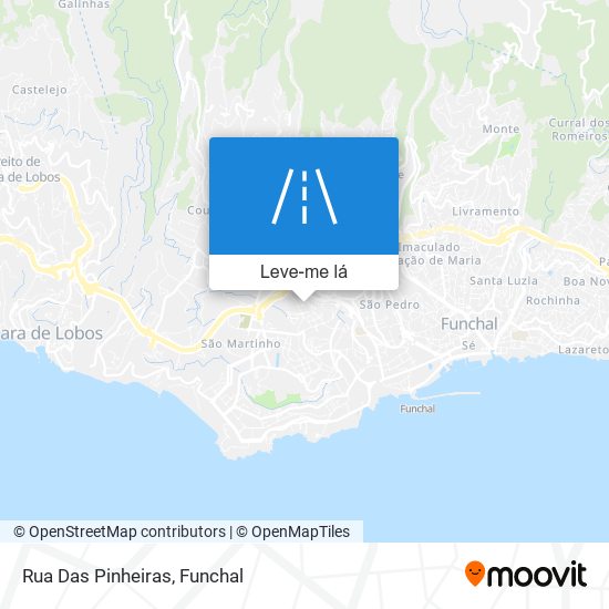 Rua Das Pinheiras mapa