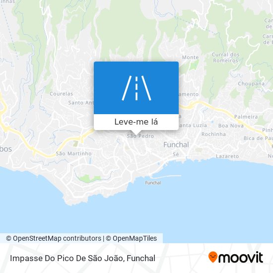 Impasse Do Pico De São João mapa