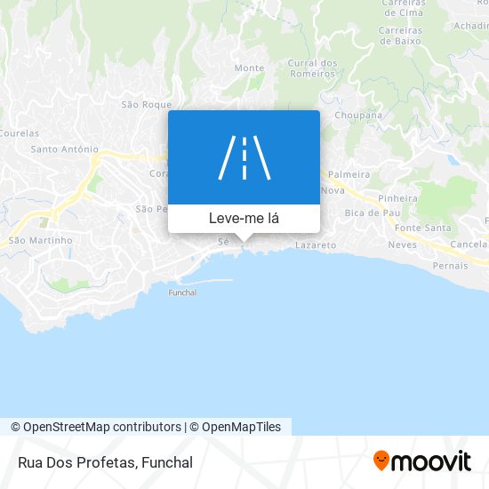 Rua Dos Profetas mapa