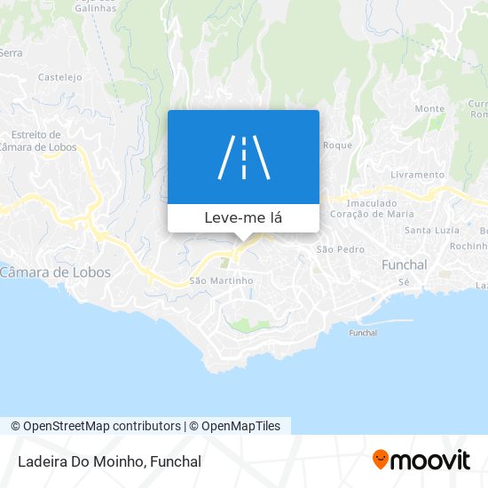 Ladeira Do Moinho mapa