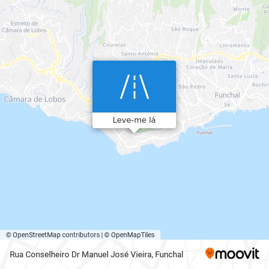 Rua Conselheiro Dr Manuel José Vieira mapa