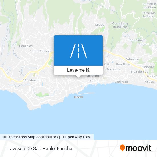 Travessa De São Paulo mapa