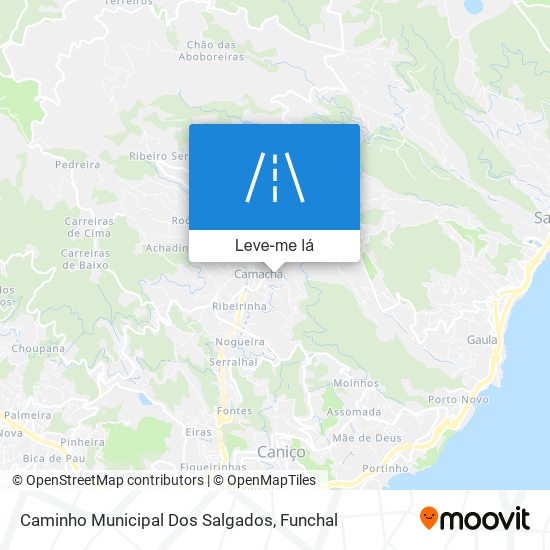 Caminho Municipal Dos Salgados mapa