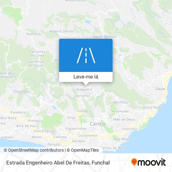 Estrada Engenheiro Abel De Freitas mapa