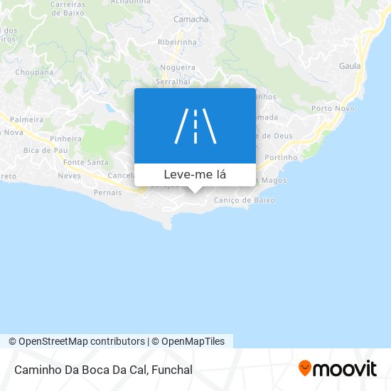 Caminho Da Boca Da Cal mapa