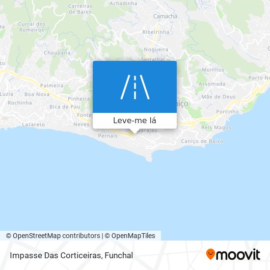 Impasse Das Corticeiras mapa