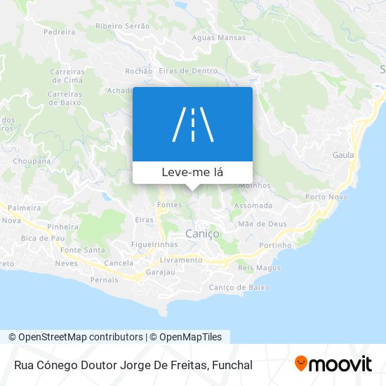 Rua Cónego Doutor Jorge De Freitas mapa
