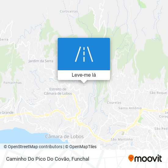 Caminho Do Pico Do Covão mapa