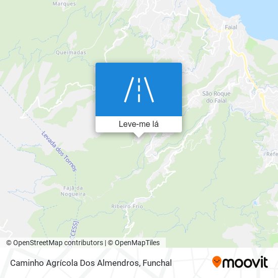 Caminho Agrícola Dos Almendros mapa