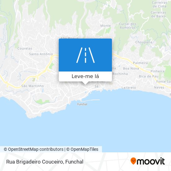 Rua Brigadeiro Couceiro mapa