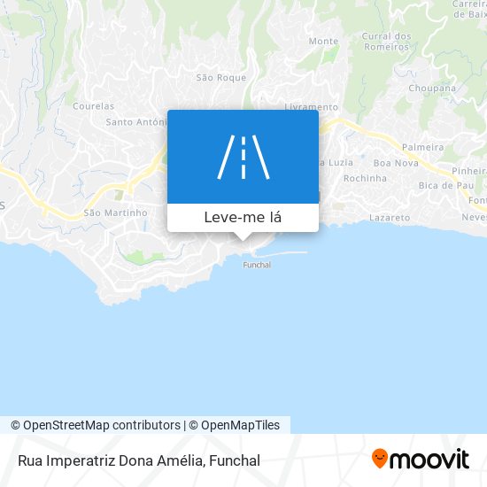 Rua Imperatriz Dona Amélia mapa