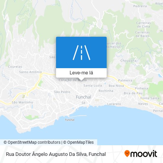 Rua Doutor Ângelo Augusto Da Silva mapa