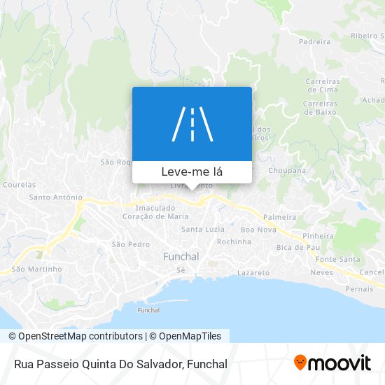 Rua Passeio Quinta Do Salvador mapa