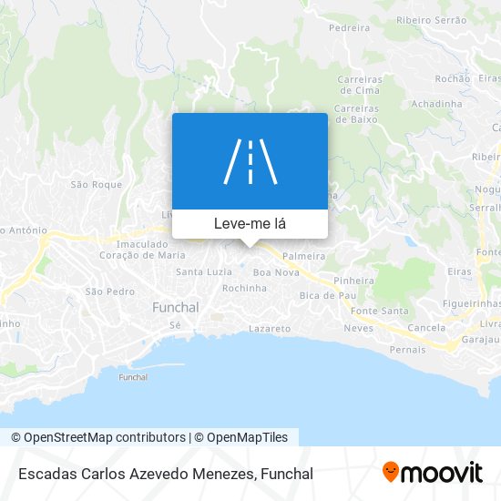 Escadas Carlos Azevedo Menezes mapa