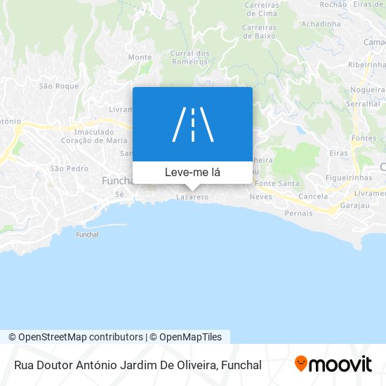Rua Doutor António Jardim De Oliveira mapa