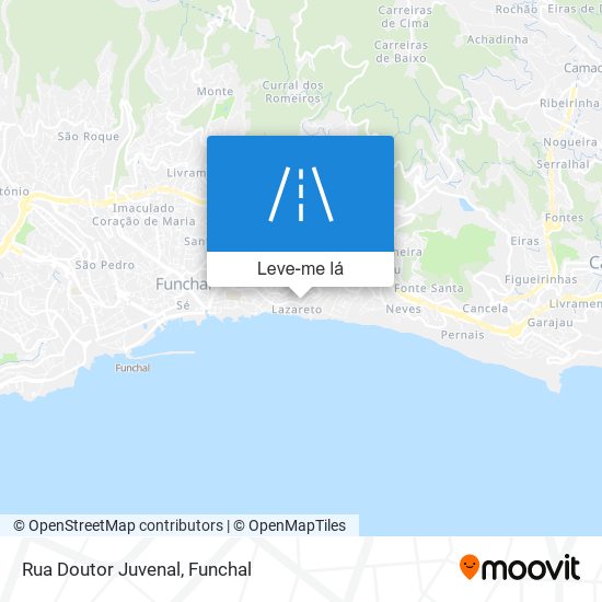 Rua Doutor Juvenal mapa