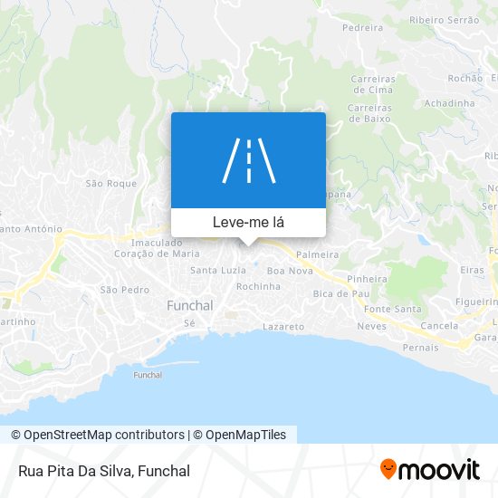 Rua Pita Da Silva mapa