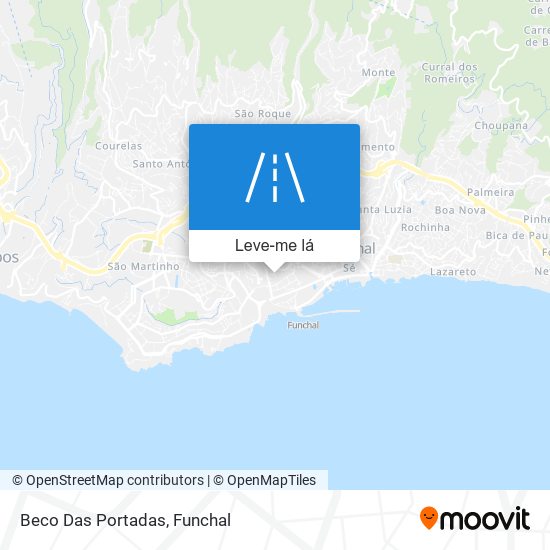 Beco Das Portadas mapa