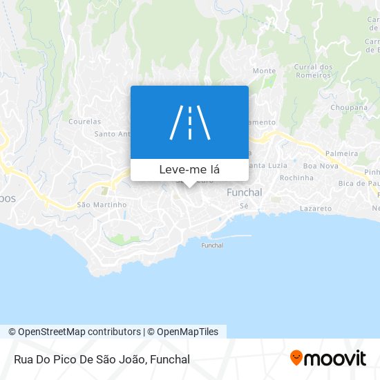 Rua Do Pico De São João mapa