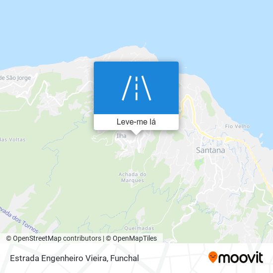Estrada Engenheiro Vieira mapa