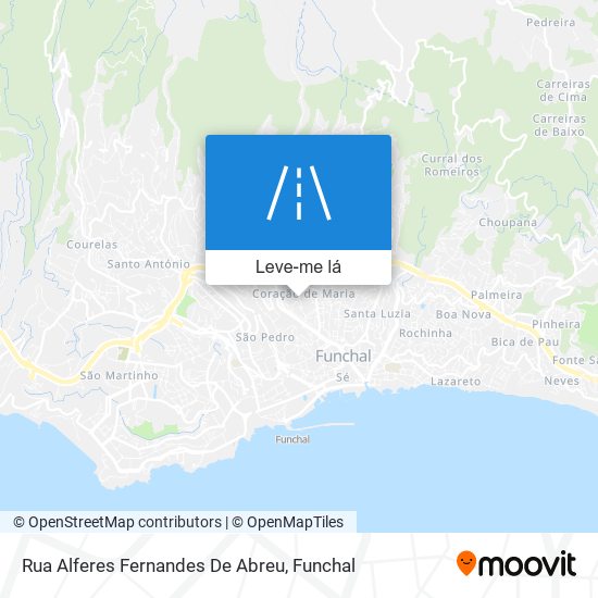 Rua Alferes Fernandes De Abreu mapa