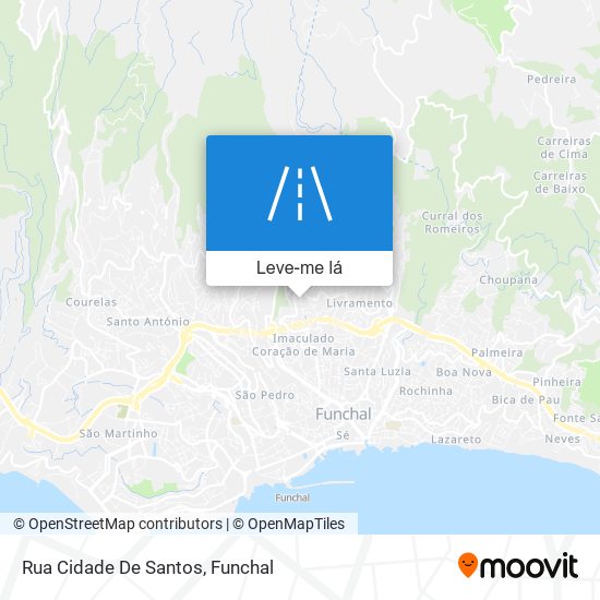Rua Cidade De Santos mapa