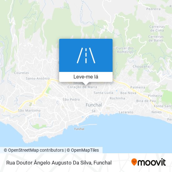 Rua Doutor Ângelo Augusto Da Silva mapa