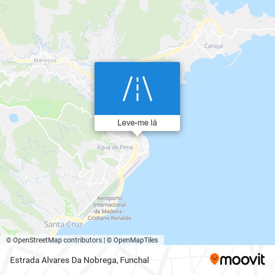 Estrada Alvares Da Nobrega mapa