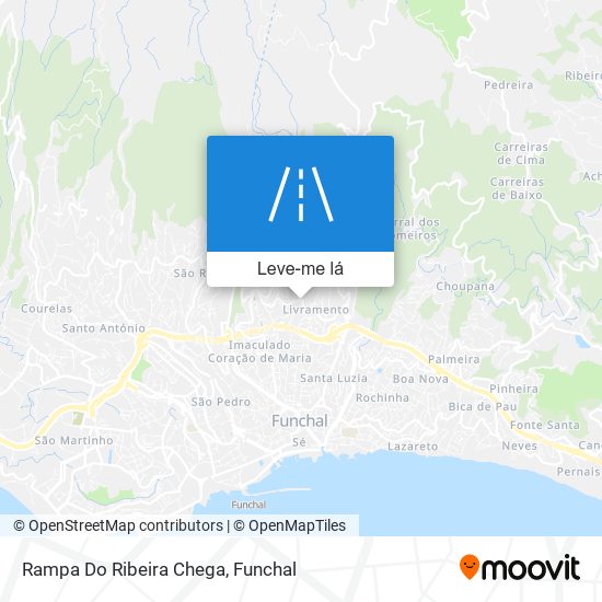 Rampa Do Ribeira Chega mapa