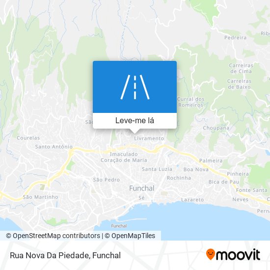 Rua Nova Da Piedade mapa