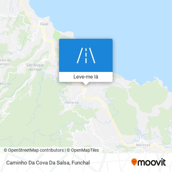 Caminho Da Cova Da Salsa mapa