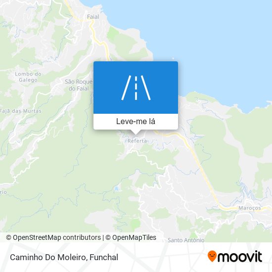 Caminho Do Moleiro mapa