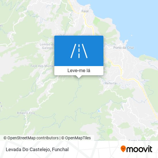 Levada Do Castelejo mapa