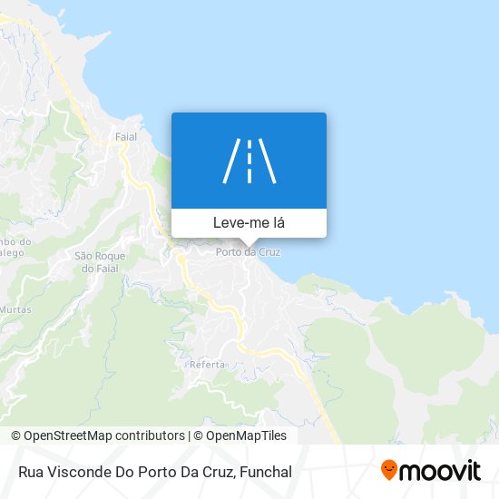 Rua Visconde Do Porto Da Cruz mapa