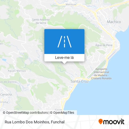 Rua Lombo Dos Moinhos mapa