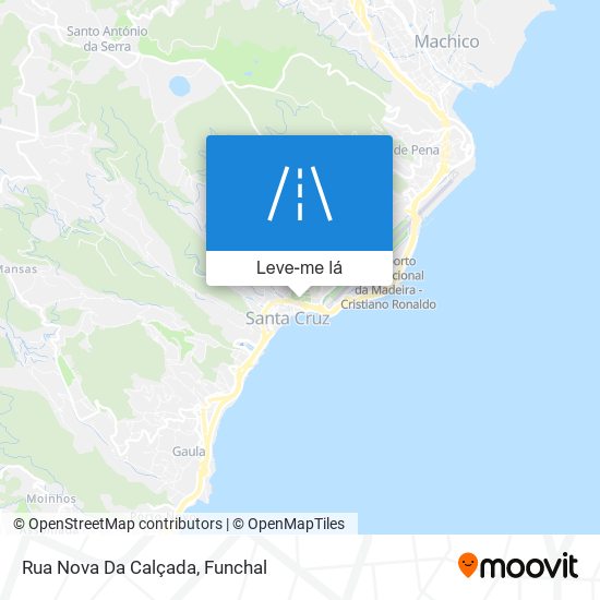 Rua Nova Da Calçada mapa