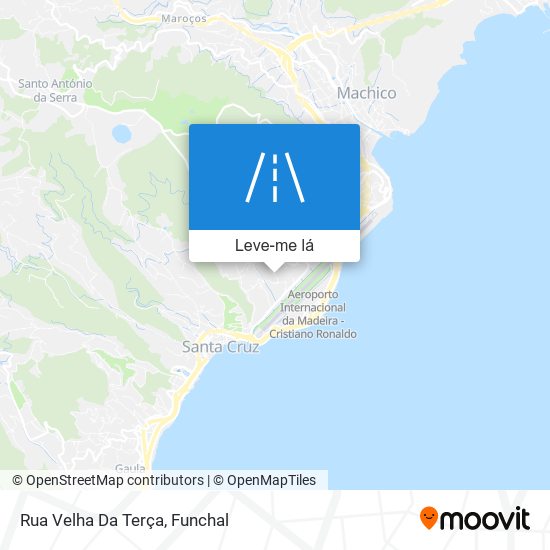 Rua Velha Da Terça mapa