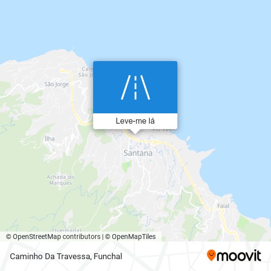 Caminho Da Travessa mapa