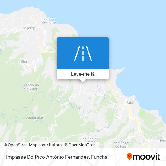 Impasse Do Pico António Fernandes mapa