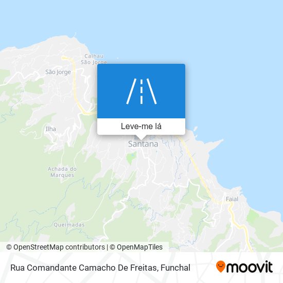 Rua Comandante Camacho De Freitas mapa