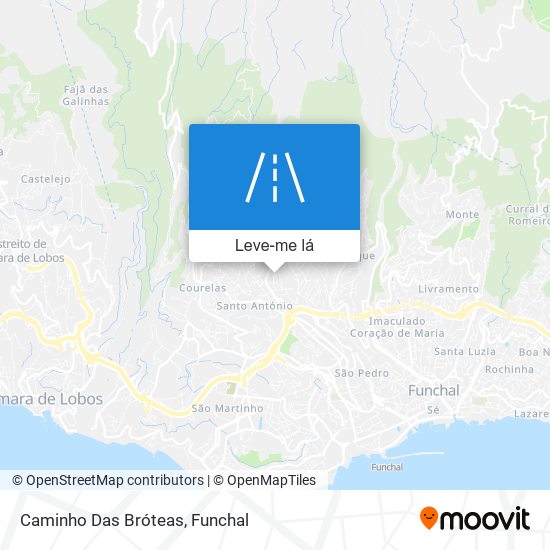 Caminho Das Bróteas mapa