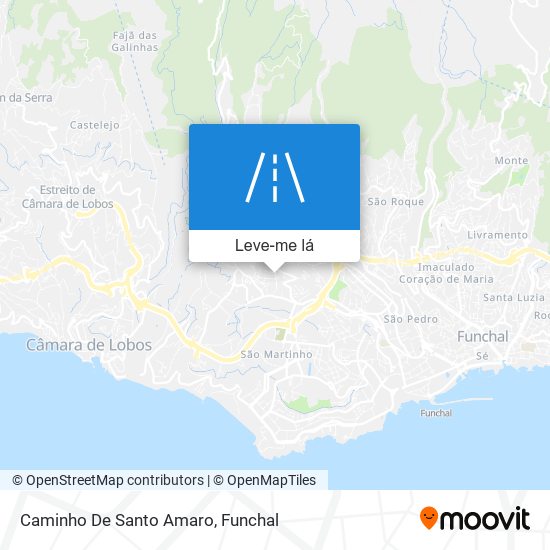 Caminho De Santo Amaro mapa