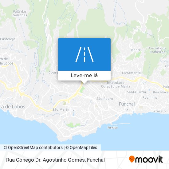 Rua Cónego Dr. Agostinho Gomes mapa