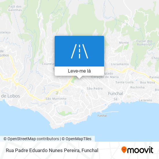 Rua Padre Eduardo Nunes Pereira mapa
