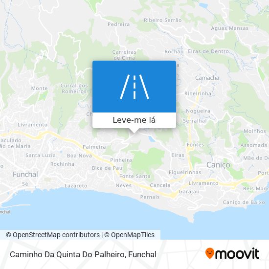 Caminho Da Quinta Do Palheiro mapa