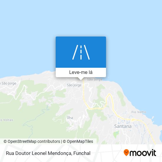 Rua Doutor Leonel Mendonça mapa