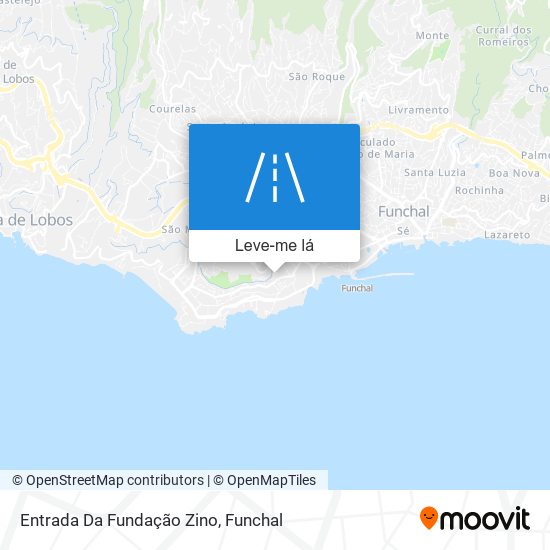 Entrada Da Fundação Zino mapa