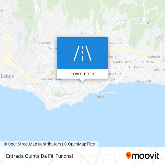 Entrada Quinta Da Fé mapa