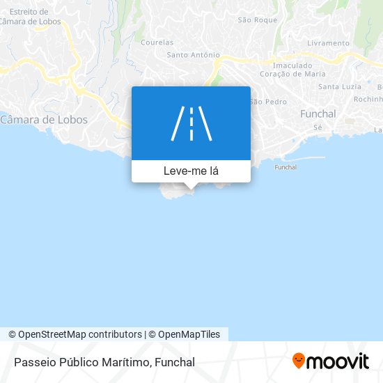 Passeio Público Marítimo mapa